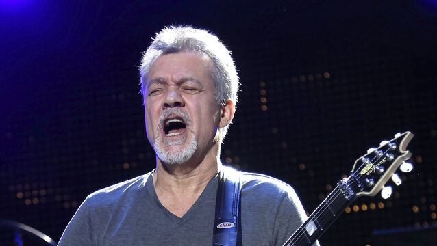 Eddie Van Halen’s son has paid a touching tribute to the late rock great, saying it has been ‘really hard’ following his death (Greg Allen/Invision/AP, File)
