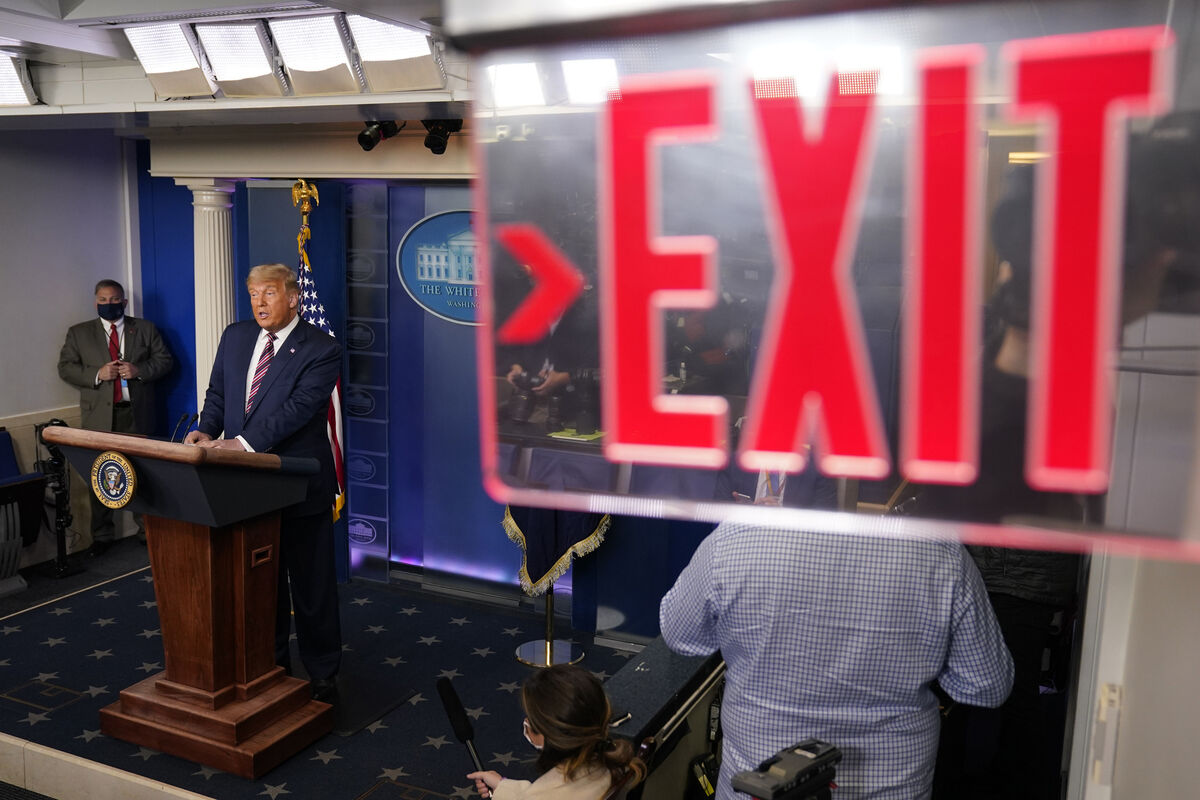 President Donald Trump speaks at the White House, Thursday, Nov. 5, 2020, in Washington. Piture: AP Photo/Evan Vucci President Donald Trump speaks at the White House, Thursday, Nov. 5, 2020, in Washington. Piture: AP Photo/Evan Vucci