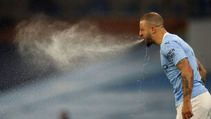 <p>Manchester City’s Kyle Walker, pictured, was fiercely criticised by Sky pundit Roy Keane. Picture: Martin Rickett/PA</p>