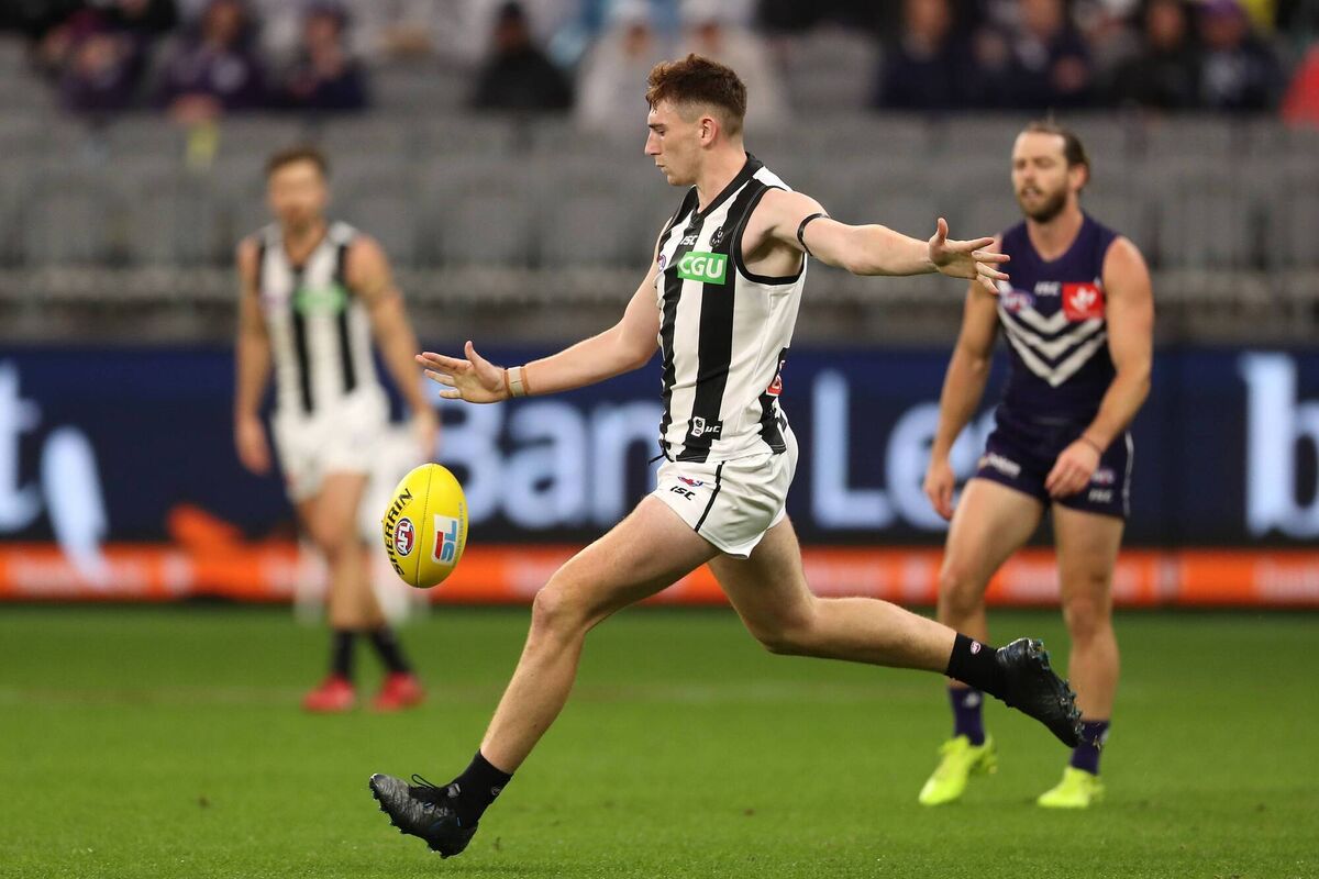 Mark Keane in action for the Collingwood Magpies. Photo by Paul Kane/Getty Images