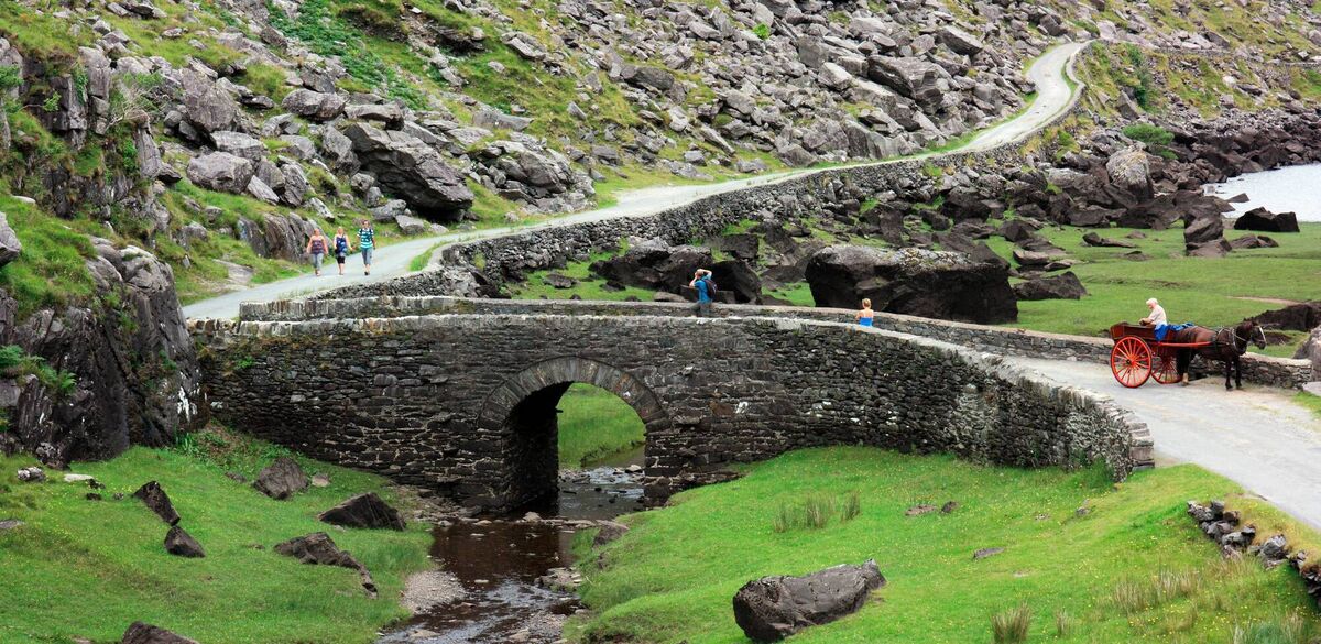 Wishing Bridge at the Gap Of Dunloe, County Kerry.