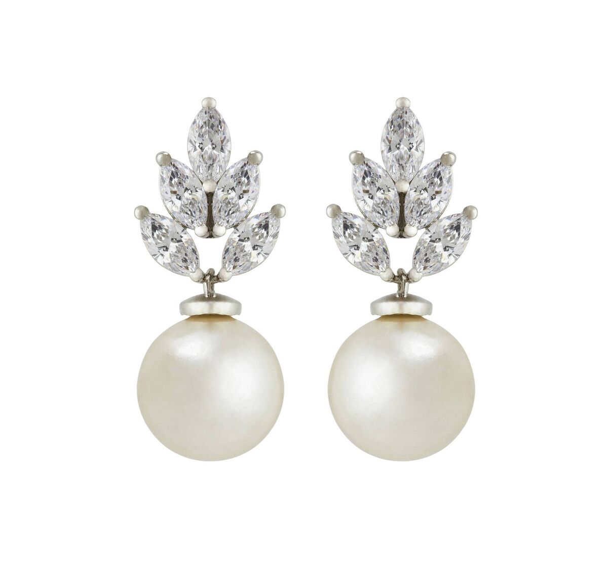 Louise Kennedy Elene pearl earrings with crystal setting €395