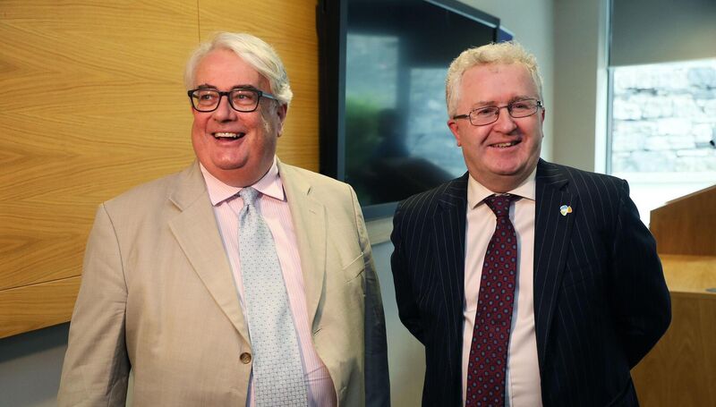 Chief Justice Frank Clarke (left) with Seamus Woulfe. File picture Chief Justice Frank Clarke (left) with Seamus Woulfe. File picture
