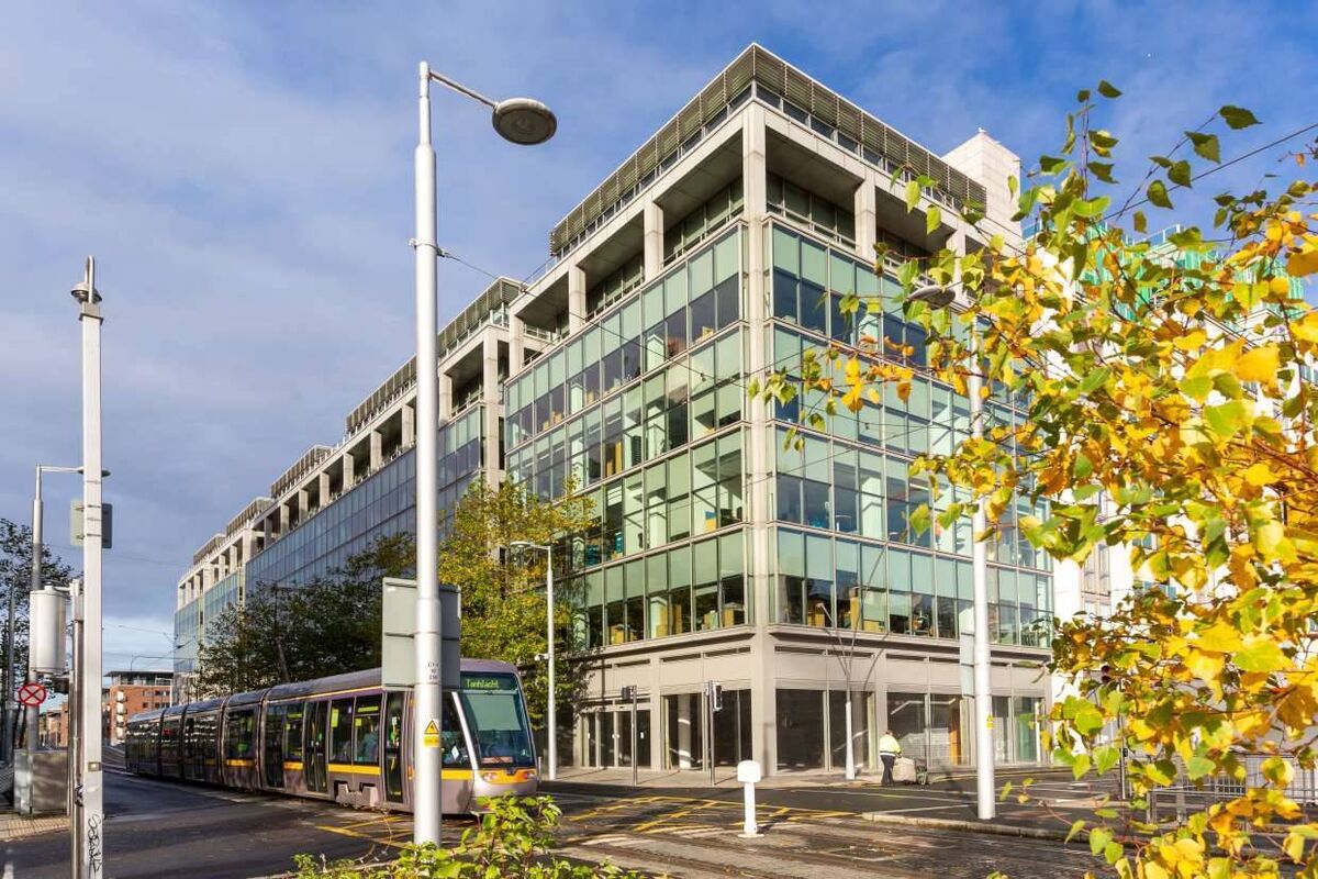 Block R Spencer Dock, with the OPW/Central Bank as tenants. Agents Lisney are selling for €110 million