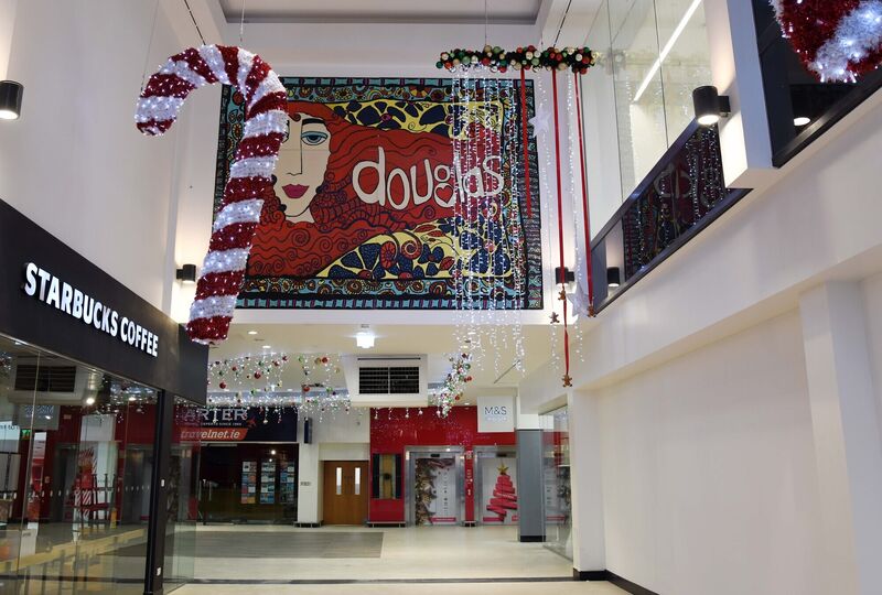 A revamped Douglas Village Shopping Centre. Picture: Denis Minihane. A revamped Douglas Village Shopping Centre. Picture: Denis Minihane.