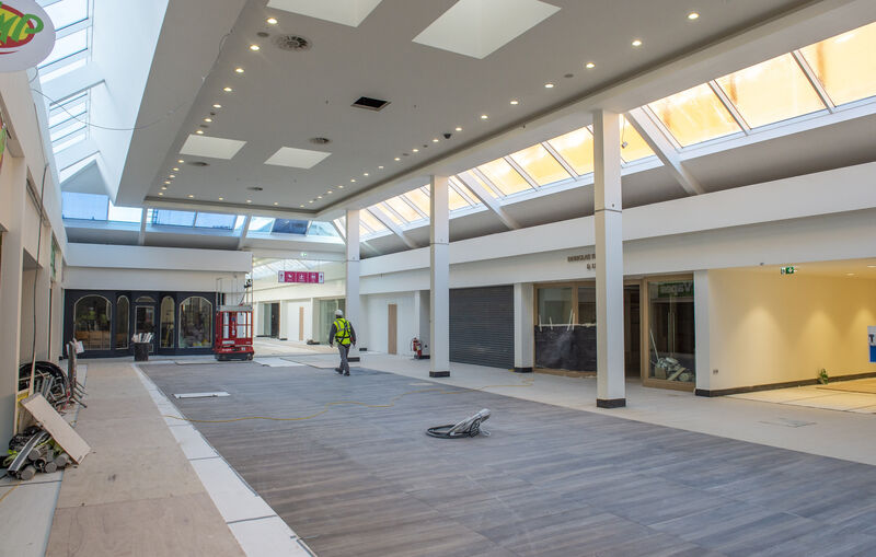 One of the main arcades at the Douglas Village Shopping Centre. Picture: Dan Linehan One of the main arcades at the Douglas Village Shopping Centre. Picture: Dan Linehan
