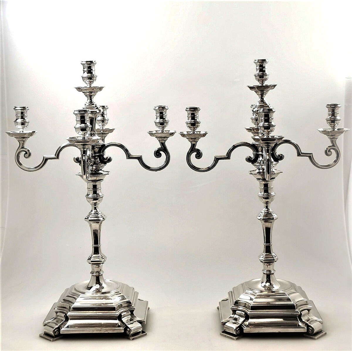A pair of George VI candelabras from Greenwich at Hegarty's sale in Bandon tomorrow.
