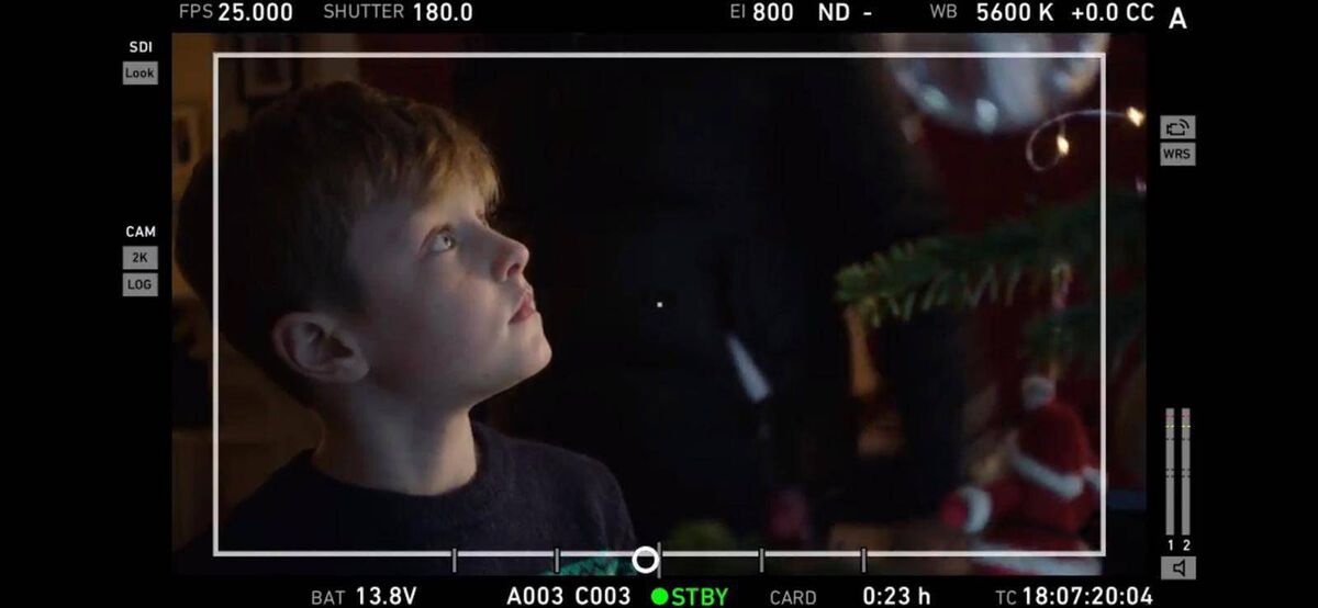 Behind the scenes of the SuperValu Christmas ad. Picture: Ger Kearney. Behind the scenes of the SuperValu Christmas ad. Picture: Ger Kearney.