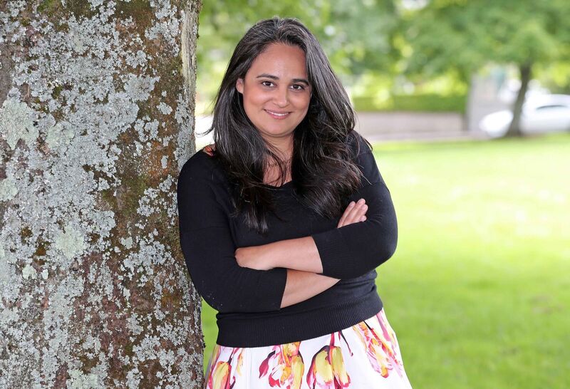  Majo Rivas, near her home in Cork City. Picture: Jim Coughlan.