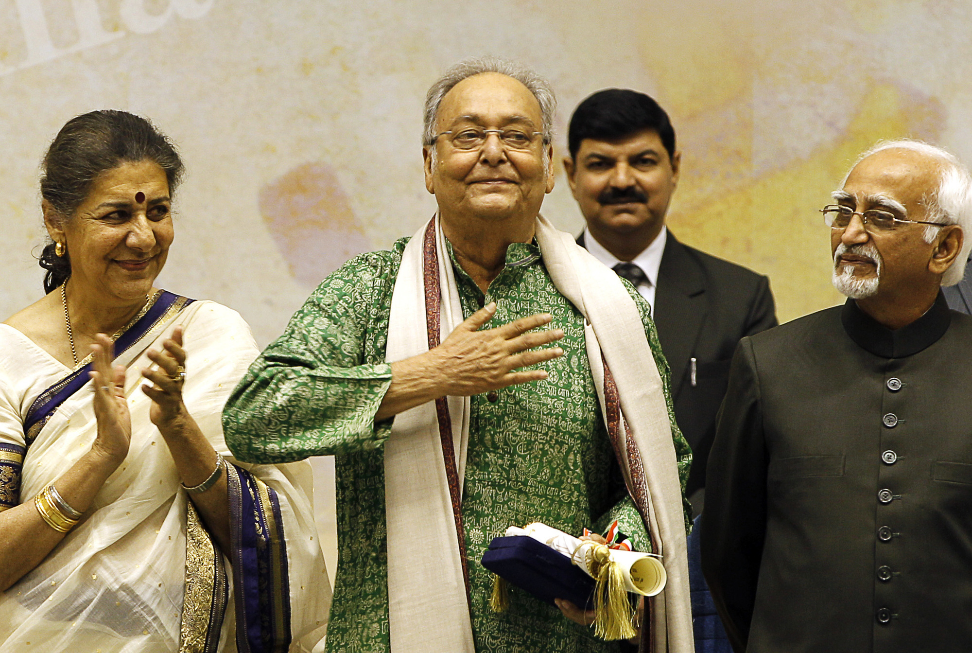 Indian film star Soumitra Chatterjee dies aged 85