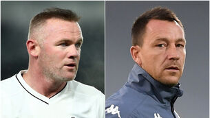 <p>Wayne Rooney, left, and John Terry, right. Picture: Tim Goode / Mike Hewitt</p>