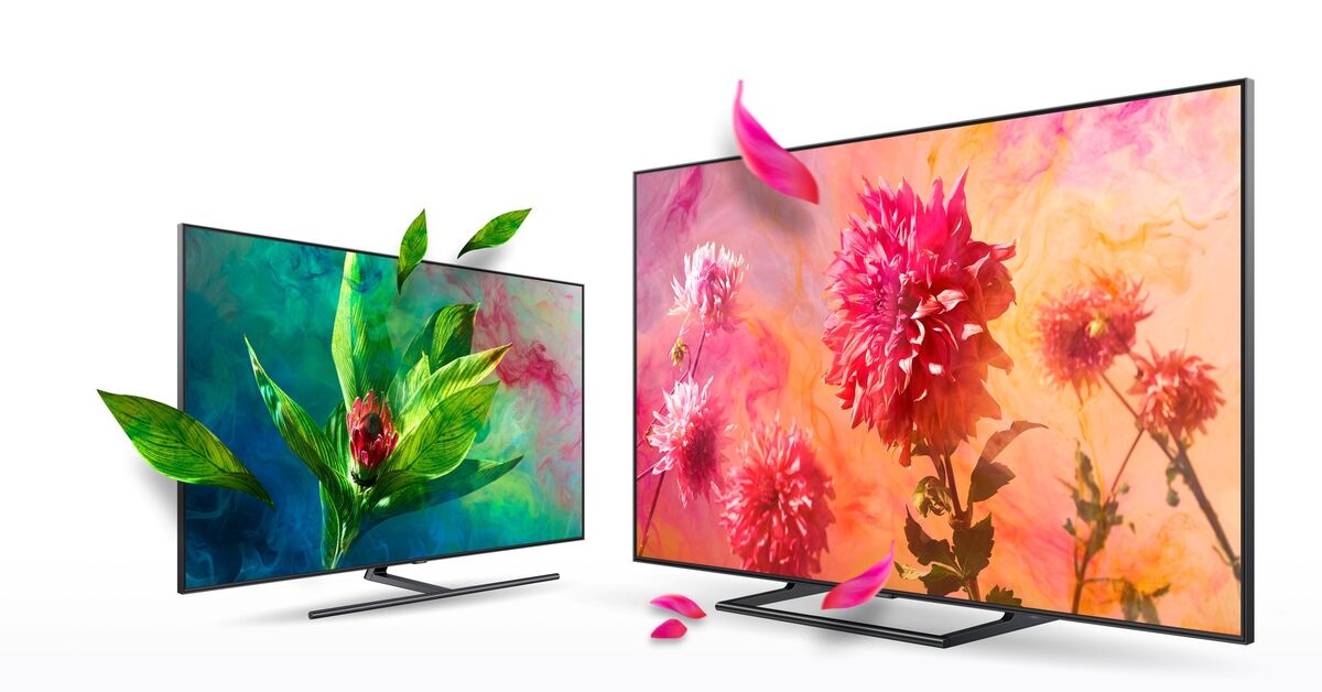 Samsung television choices. 