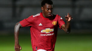 <p>Anthony Elanga is looking to break into the Manchester United first-team. Picture: Martin Rickett/PA</p>