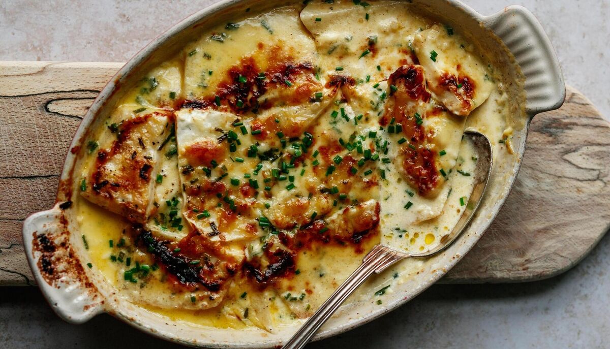 Celeriac, Chives, and Cheddar