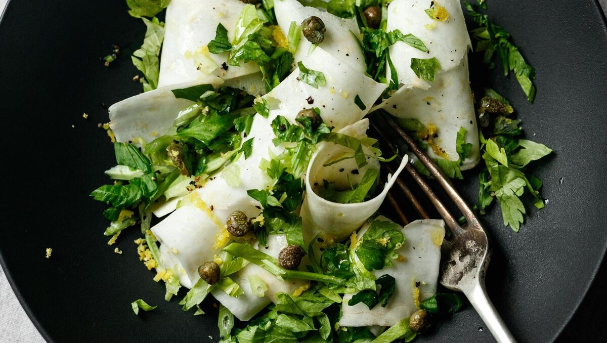 Celeriac and Celery Salad