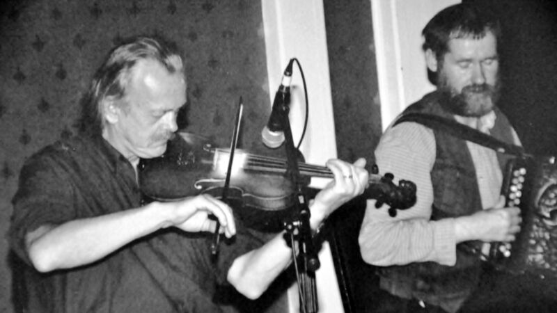 Seamus Creagh and Jackie Daly in later years. Seamus Creagh and Jackie Daly in later years.