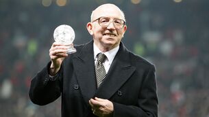 <p>Nobby Stiles had been suffering from dementia for many years before his death at the age of 78 last month. Picture: Martin Rickett/PA</p>