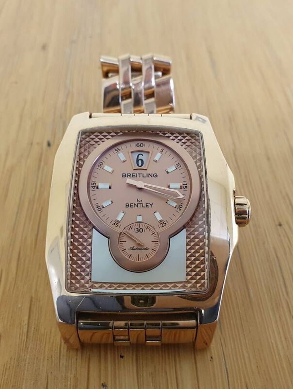 A seized Breitling watch discovered in today's searches. Picture: Gardaí