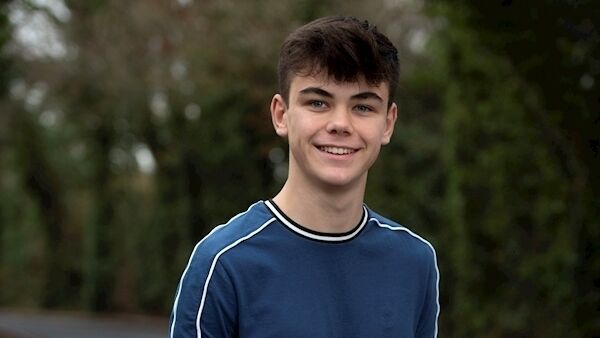 Glen Nee, 17, loved drama from a young age but it is important not to take it too seriously or set out to become famous, his mother Tina says. Picture: Maura Hickey