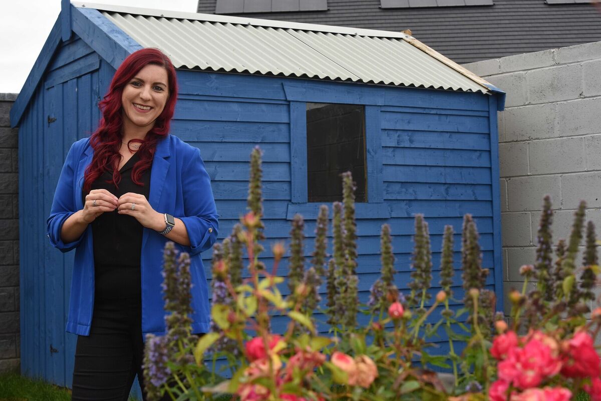  Lisa Harvey who is a Sign Language Interpreter for the deaf at her home in Co. Meath. Photograph Moya Nolan