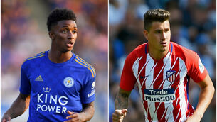<p>Demarai Gray and Jose Gimenez could be set for moves to London (Joe Giddens/Daniel Hambury/PA)</p>