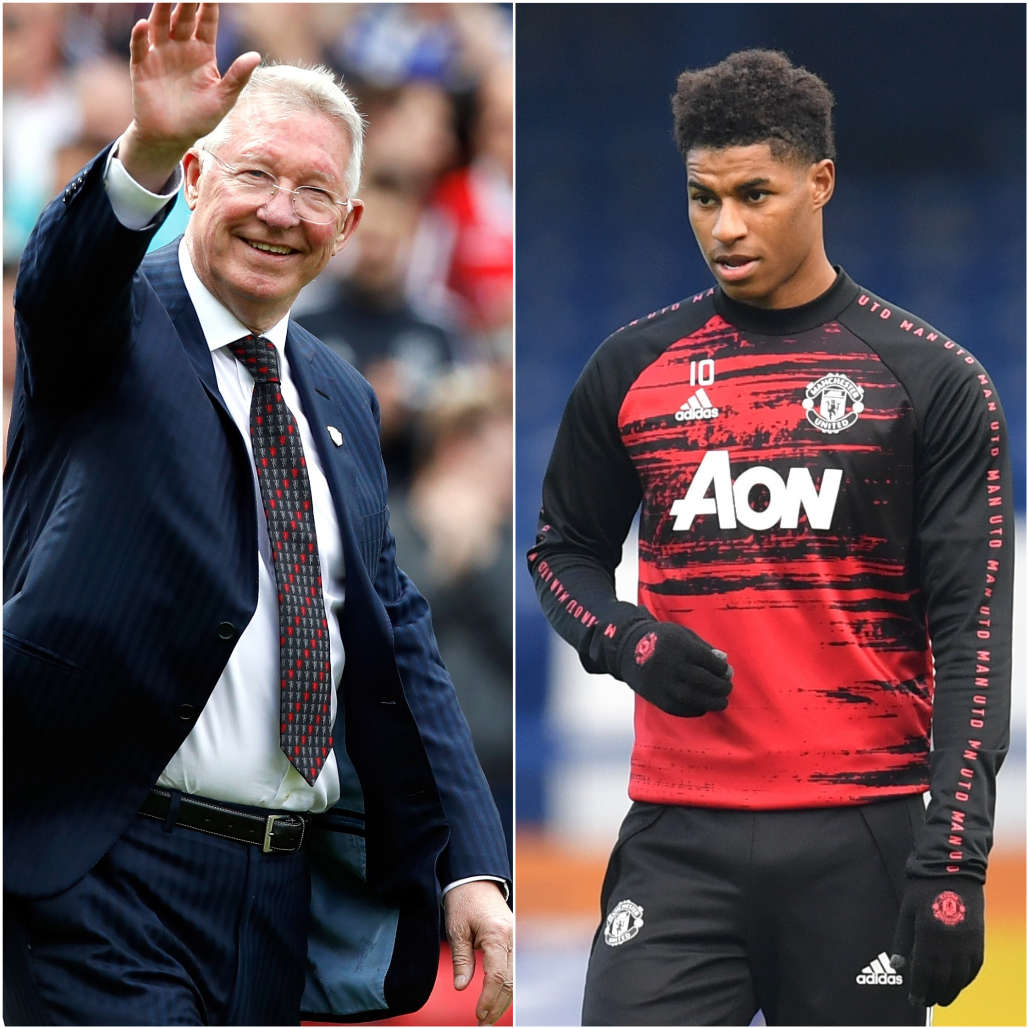 Alex Ferguson hails Marcus Rashford and makes child food poverty pledge