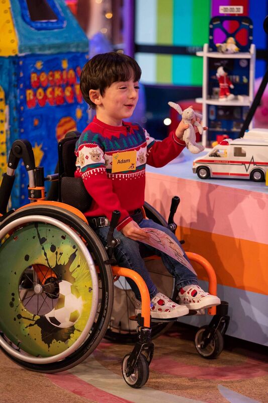 Adam King aged six from Cork on The Late Late Toy Show 2020. Pic: Andres Poveda Photography.