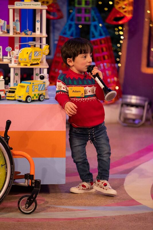 Adam King aged six from Cork on The Late Late Toy Show 2020. Pic: Andres Poveda Photography.