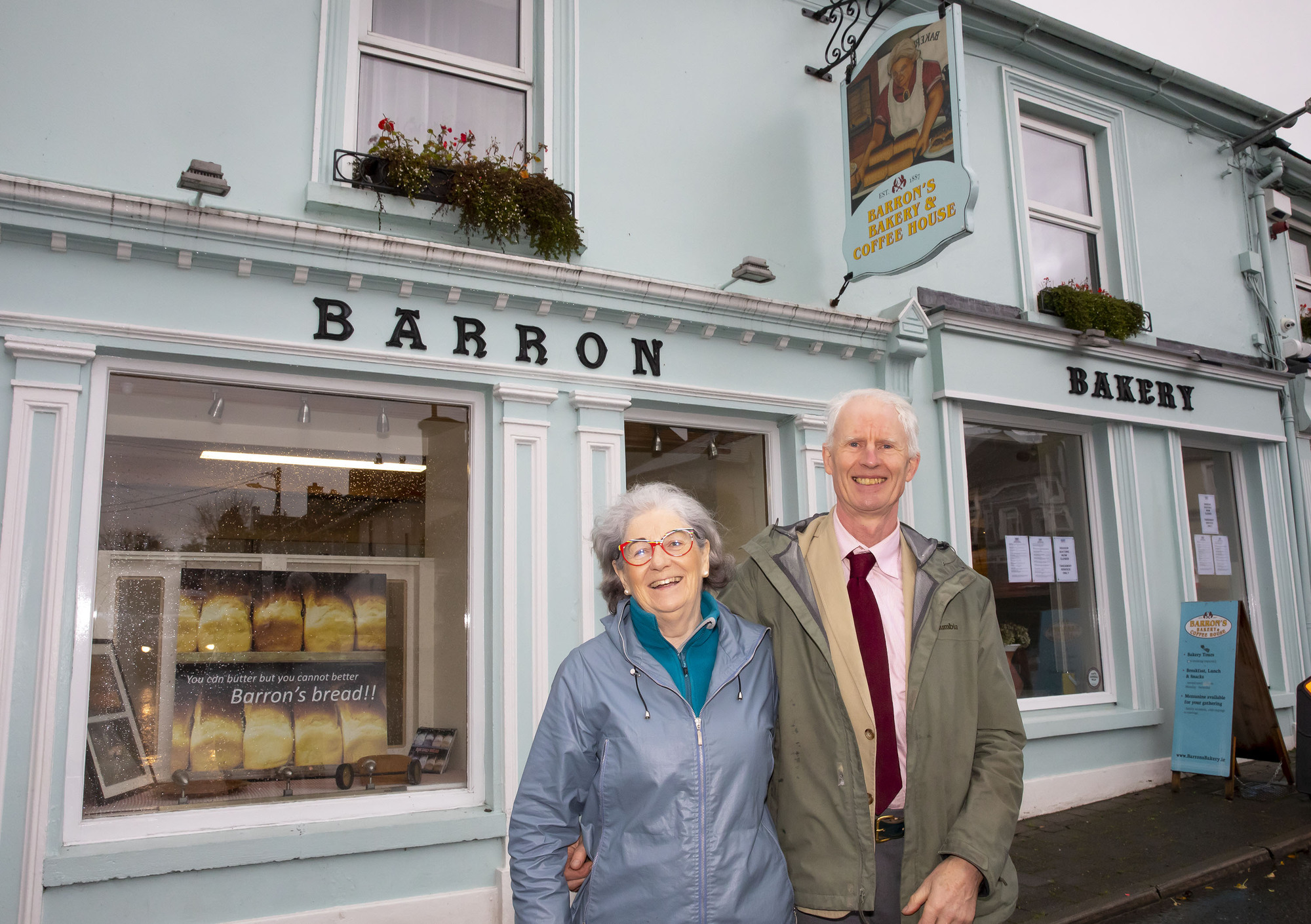 Esther Barron and her husband Joe Prendergast of 
