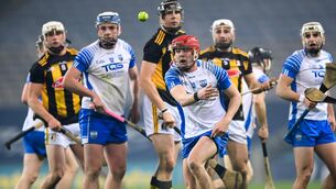 <p>BREAKAWAY: Waterford's Darragh Lyons breaks free of the pressure during Saturday's All-Ireland SHC semi-final win over neighbours Kilkenny at Croke Park. </p>