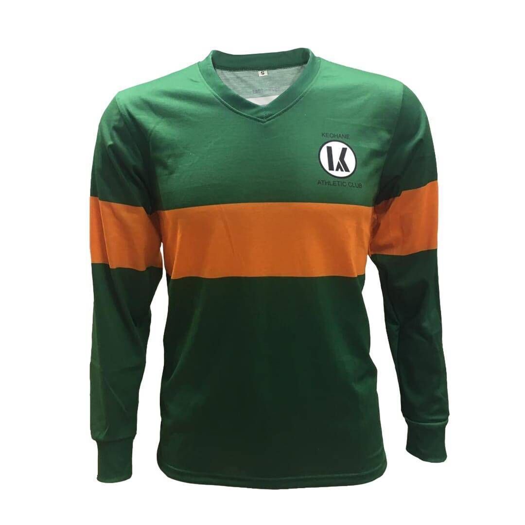 The latest edition of the Paul Galvin designed Keohane Athletic Club range. Vintage number three Kerry jersey inspired by legendary full-backs. This edition remembers Kerry’s three in a row All Ireland victories from 1939-1941.  