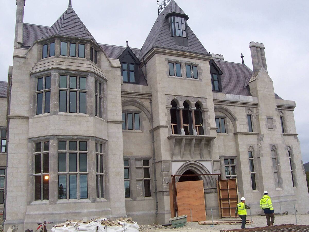 Unfinished project: millions of euros have been spent on Castletownbere's Dunboy Castle, where hotel conversion  work stalled during the mid to late 2000s