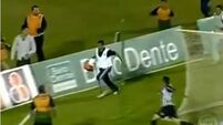 Brazilian football team's masseuse saves goal, legs it…