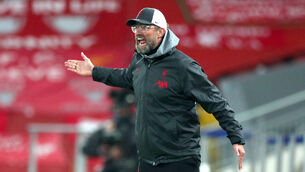 <p>Liverpool manager Jurgen Klopp has warned England boss Gareth Southgate the three-substitute rule will affect him in the summer. Picture: Peter Byrne/PA</p>