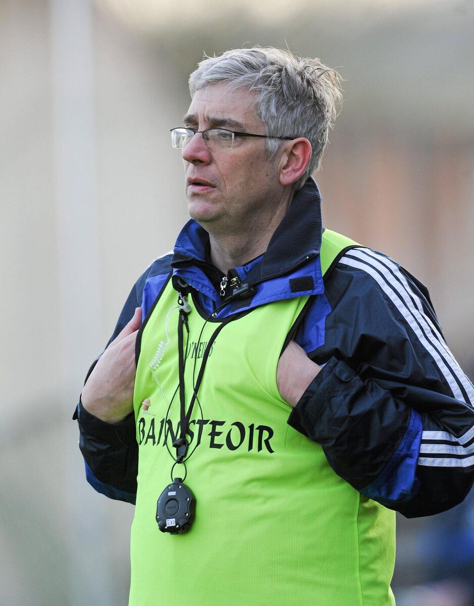 Cavan manager Val Andrews during the 2012 Dr McKenna Cup. Picture: Brian Lawless