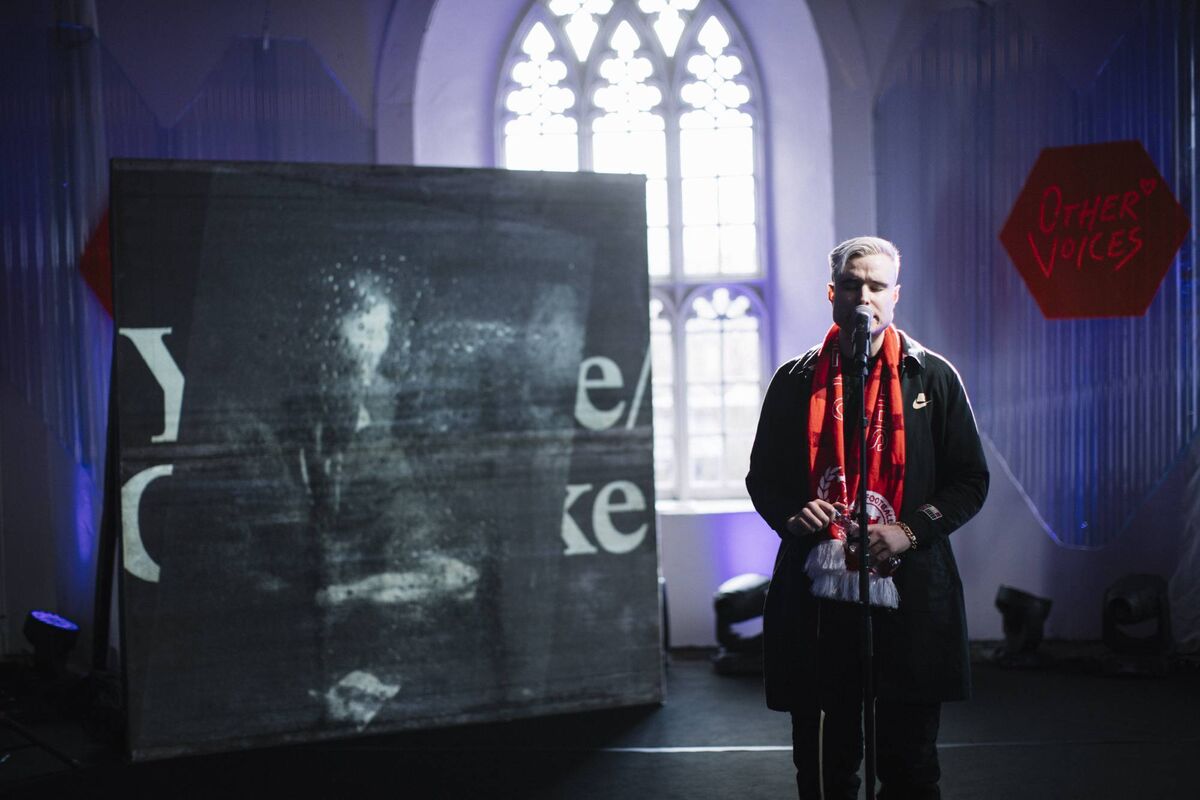 For Those I Love, aka Dave Balfe, at Other Voices in Dingle. Picture: Rich Gilligan For Those I Love, aka Dave Balfe, at Other Voices in Dingle. Picture: Rich Gilligan