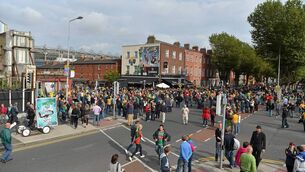 <p>FINAL FEVER: Little beats the thrill of winding through the crowds down the North Circular Road, past the smell of frying onions and the people with signs looking for tickets for the All-Ireland final. Picture: Barry Cregg/Sportsfile</p>