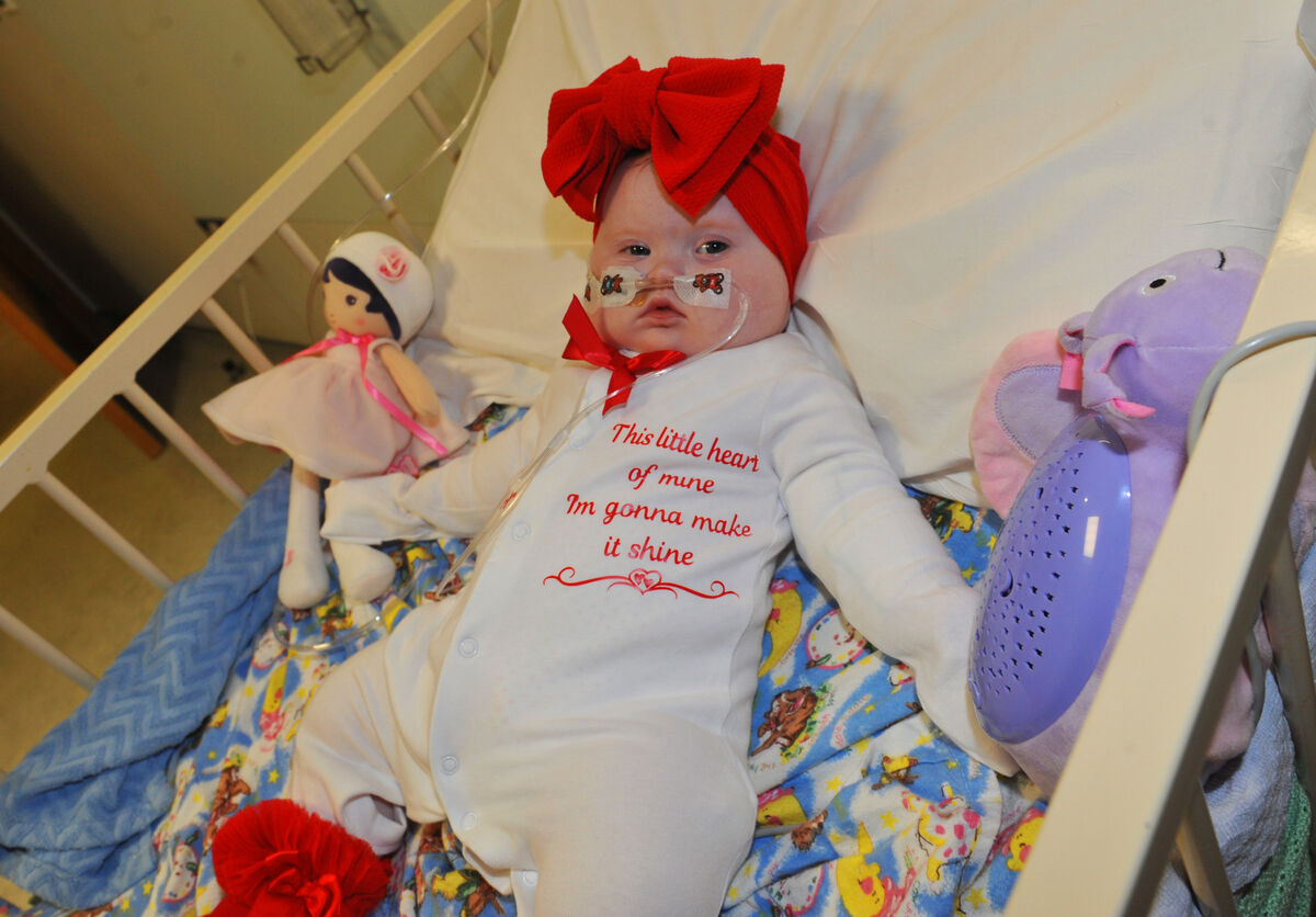 Baby girl Lillyanna Heaphy in the children's ward at Cork University Hospital. Picture: Larry Cummins Baby girl Lillyanna Heaphy in the children's ward at Cork University Hospital. Picture: Larry Cummins