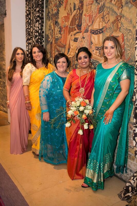 Sharanya Pradeep and Jonathan Reck with guests. Pictures: Hu O'Reilly