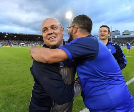 Waterford boss Derek McGrath after beating Kilkenny in 2017.