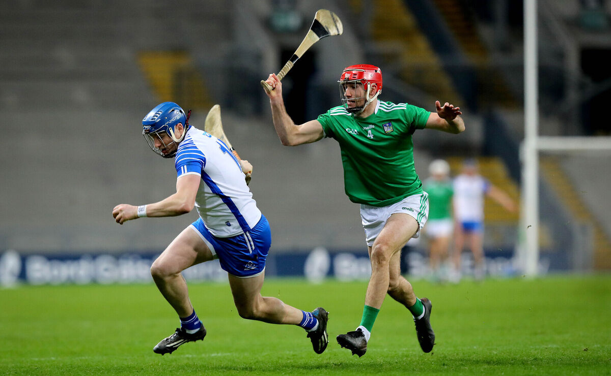 Waterford’s Austin Gleeson and Barry Nash of Limerick. Picture: INPHO/Ryan Byrne Waterford’s Austin Gleeson and Barry Nash of Limerick. Picture: INPHO/Ryan Byrne
