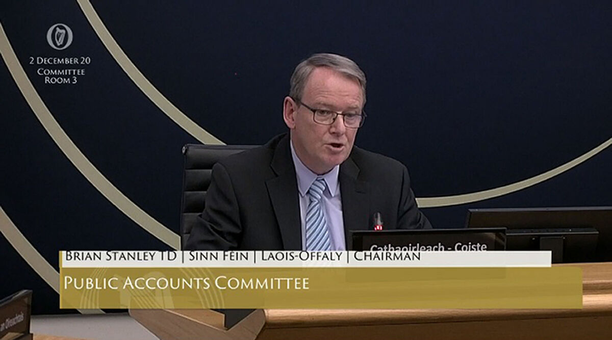 Brian Stanley would not be taking questions, she said as individual members of the House, no matter to which party they belong, were answerable and accountable to the people, not to the Dáil. Picture: Oireachtas TV/PA Wire