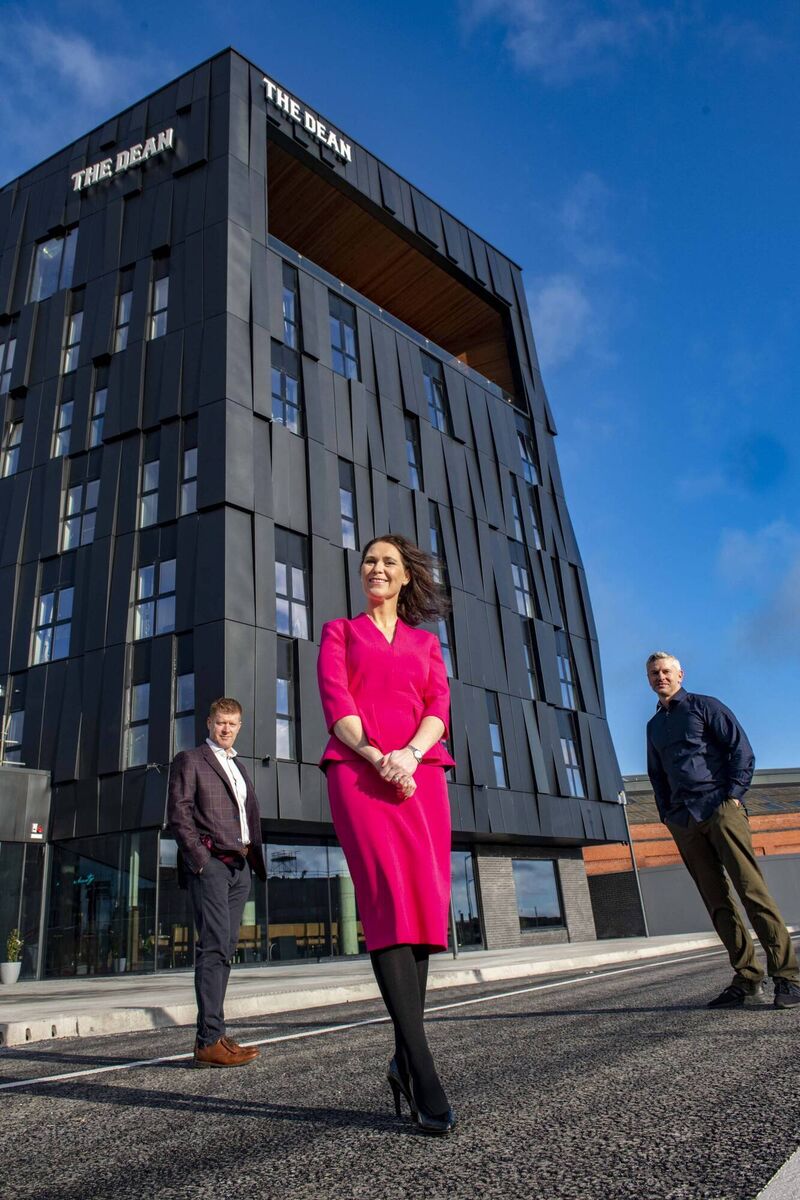 At The Dean Cork are Shane Fitzpatrick, general manager, The Dean Cork; Colette Walsh, head of sales at The Dean Cork; and Bryan Davern, head of hotels, Press Up Entertainment. Picture: Brian Lougheed At The Dean Cork are Shane Fitzpatrick, general manager, The Dean Cork; Colette Walsh, head of sales at The Dean Cork; and Bryan Davern, head of hotels, Press Up Entertainment. Picture: Brian Lougheed
