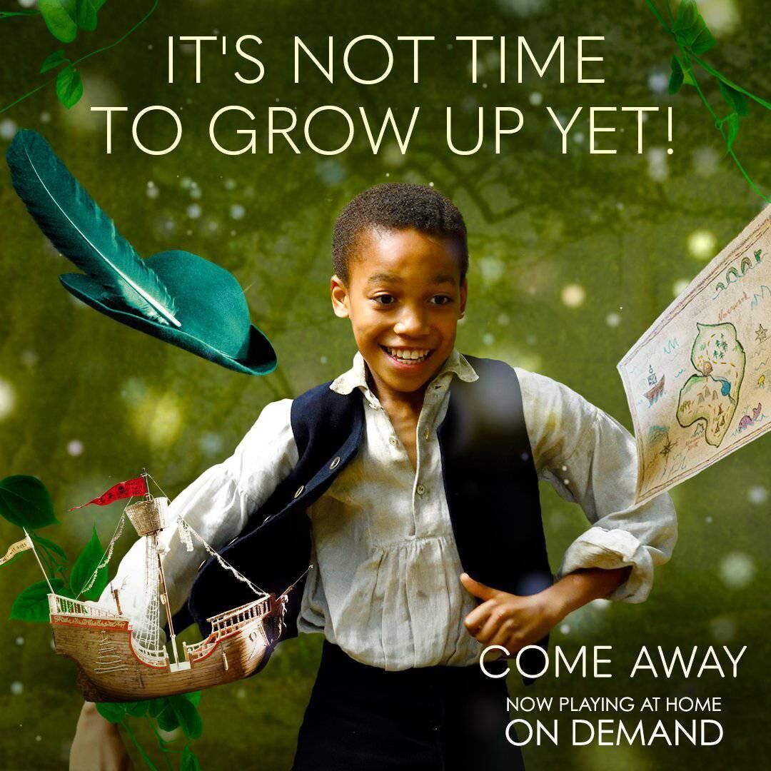 Come Away @ComeAwayMovie Before Peter became Pan. Sparkles Before Alice went to Wonderland. Rabbit Now playing in theatres and at home On Demand. #ComeAwayMovie Come Away @ComeAwayMovie Before Peter became Pan. Sparkles Before Alice went to Wonderland. Rabbit Now playing in theatres and at home On Demand. #ComeAwayMovie