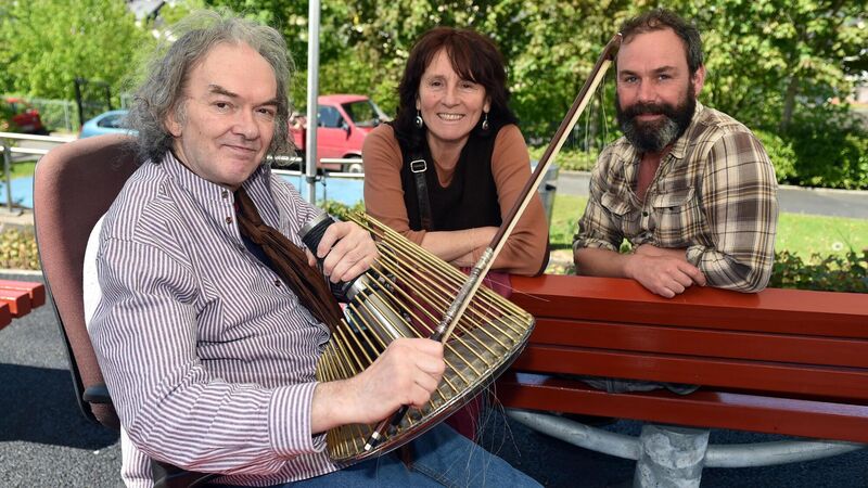 A picture from 2015 of the late Gunther Berkus, on left, with Marie Drew and Tommy Lysaght. Picture: Eddie O'Hare A picture from 2015 of the late Gunther Berkus, on left, with Marie Drew and Tommy Lysaght. Picture: Eddie O'Hare
