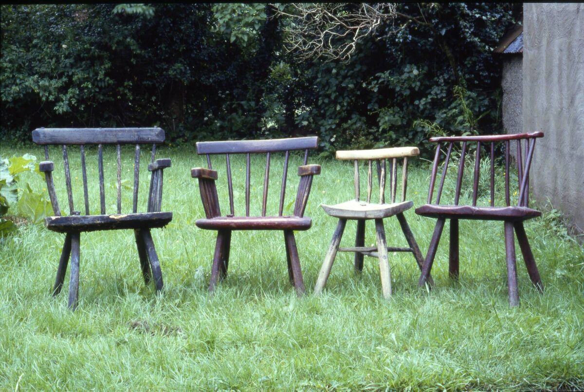 Hedge chairs made by wheelwright Thomas Murphy, Co Wicklow.