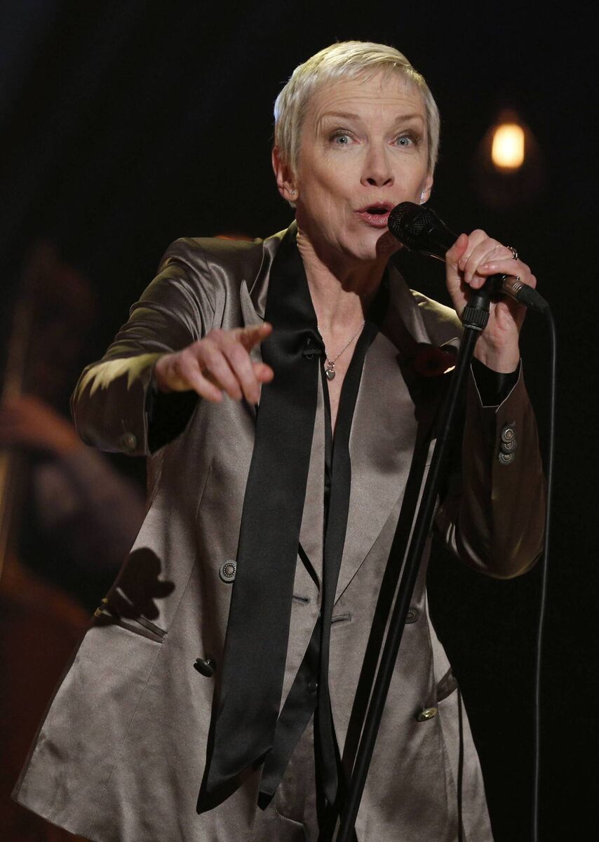 PA image of Annie Lennox on the Graham Norton Show. See PA Feature SHOWBIZ Music Annie Lennox. Picture credit should read Jonathan Brady/PA. WARNING: This picture must only be used to accompany PA Feature SHOWBIZ Annie Lennox.