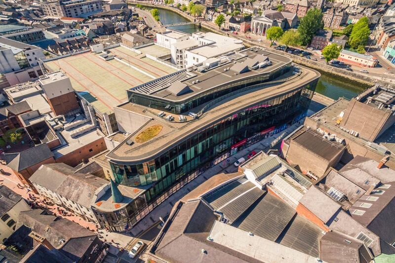 Half Moon Street development Cork city, anchored by Apple Europe and Boots Pharmacy.