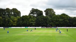 <p>A general view of action during the One Day International match between Ireland and Afghanistan in 2018. The two sides meet against in the UAE in January. Picture: Seb Daly/Sportsfile</p>