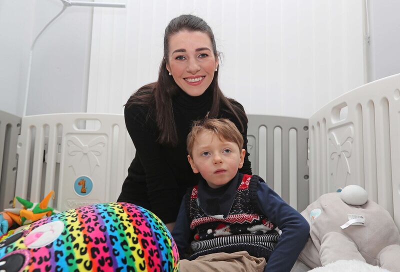 Michael, who has drug-resistant epilepsy and suffered up to 20 seizures a day, received his first dose of CBD in January 2018. 'They were talking about end of life, saying his trajectory was very short because once the swallow goes, it’s a very bad sign,' Noreen O’Neill said. Picture: Jim Coughlan. Michael, who has drug-resistant epilepsy and suffered up to 20 seizures a day, received his first dose of CBD in January 2018. 'They were talking about end of life, saying his trajectory was very short because once the swallow goes, it’s a very bad sign,' Noreen O’Neill said. Picture: Jim Coughlan.